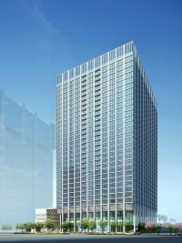 建設する建物の外観イメージ（資料：NTT都市開発）