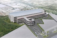 横浜町田ICロジスティクスセンターの完成予想図（資料：オリックス不動産）