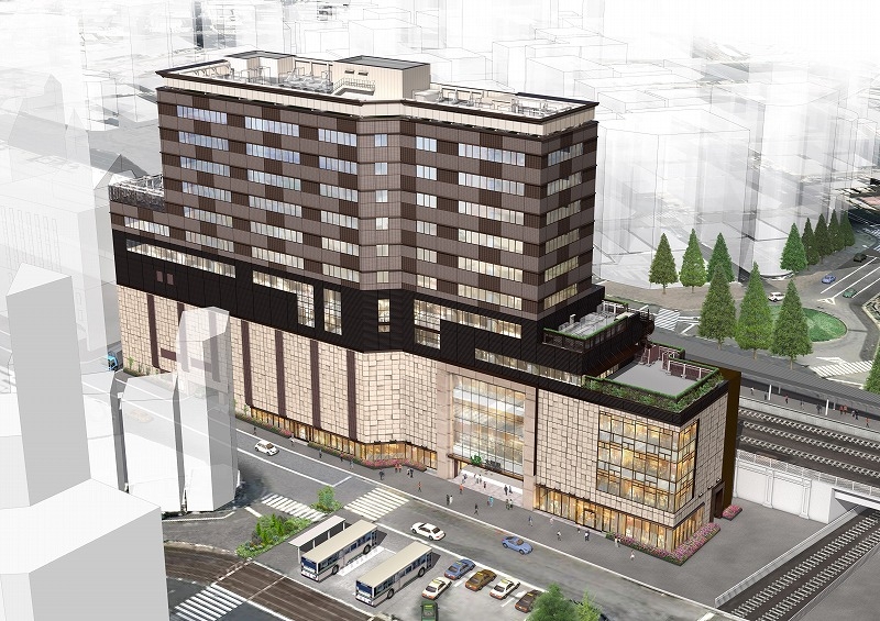 JR大塚駅南口ビル(仮称)の完成予想図(資料:東日本旅客鉄道) 日経不動産マーケット情報 JR大塚駅南口ビル(仮称)の完成予想図(資料:東日本旅客鉄道) 日経不動産マーケット情報